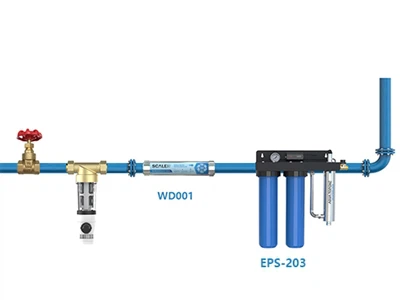 Is het nodig om vóór een UV-sterilisator een waterontkalker te installeren?